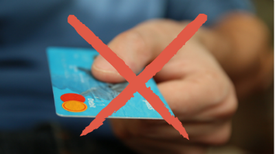 evite o cartão de crédito